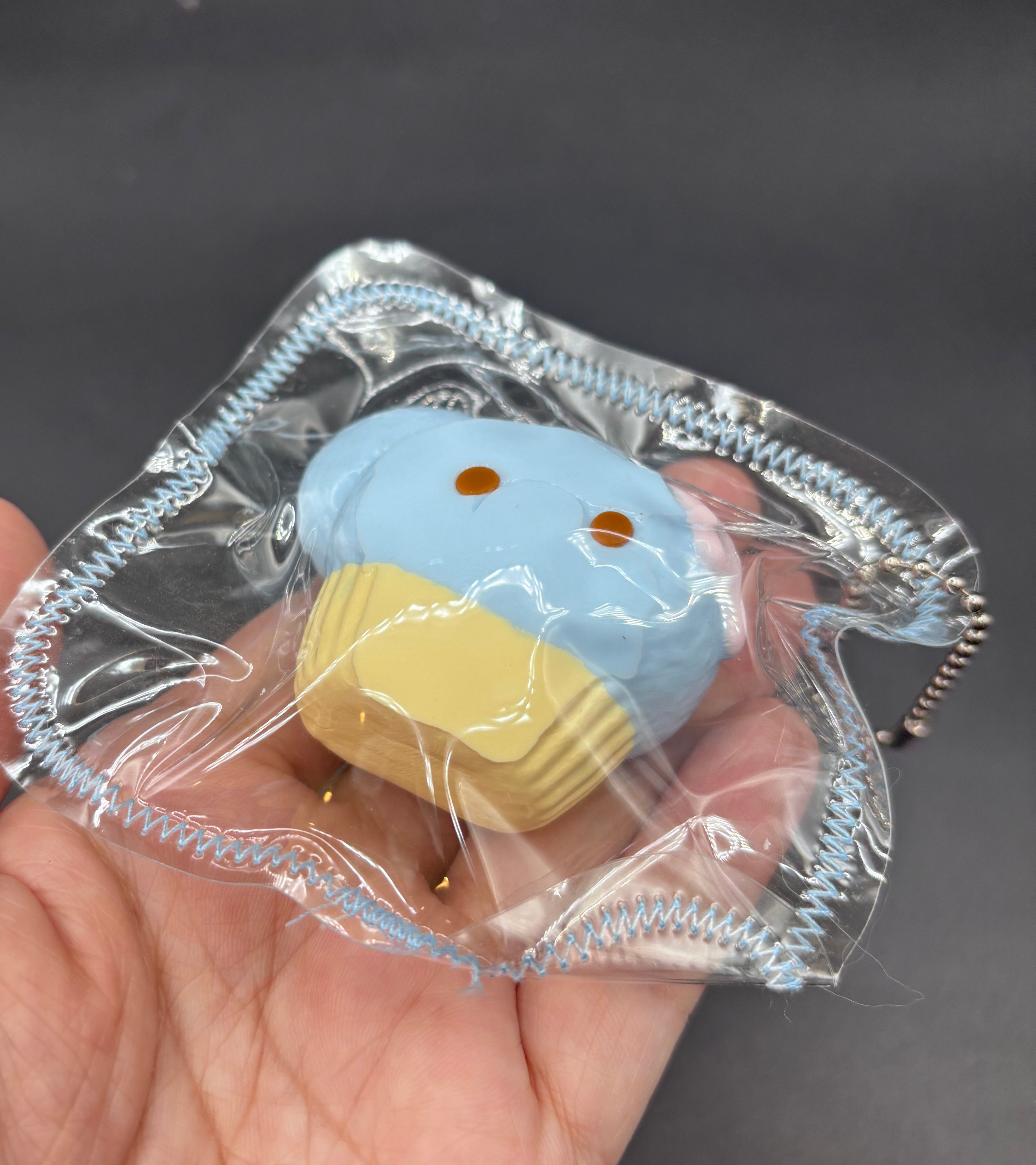 Elephant cupcake mini Taba keychain  taba squishy