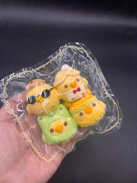 Pack of 4 chicken family taba squishy