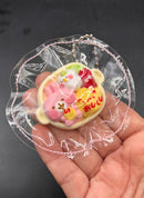 Mini keychain sushi bento bunny taba squishy