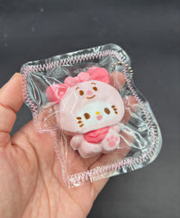 Kitty x bear family small keychain taba cute (choose)