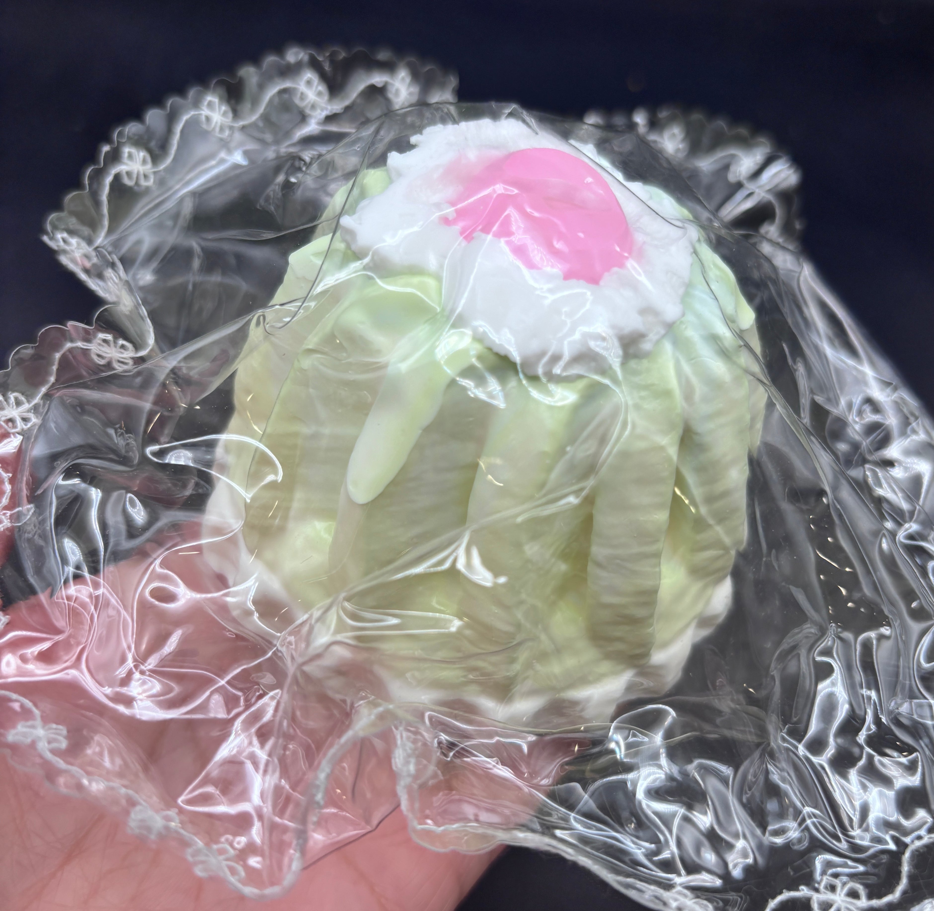 frozen butter textured melon jelly (read des!) Taba Squishy Toy
