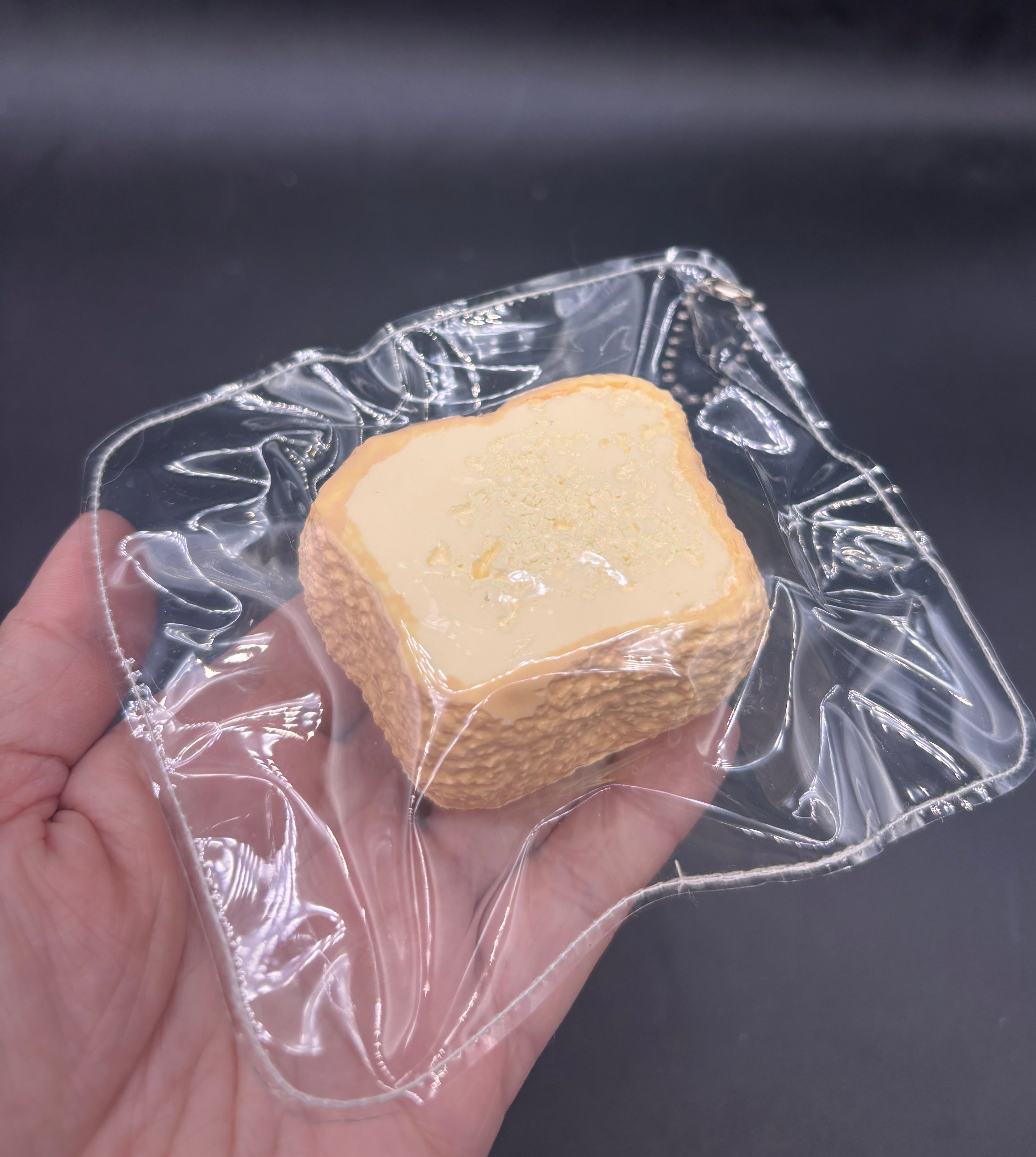 Food series cream bread small taba squishy