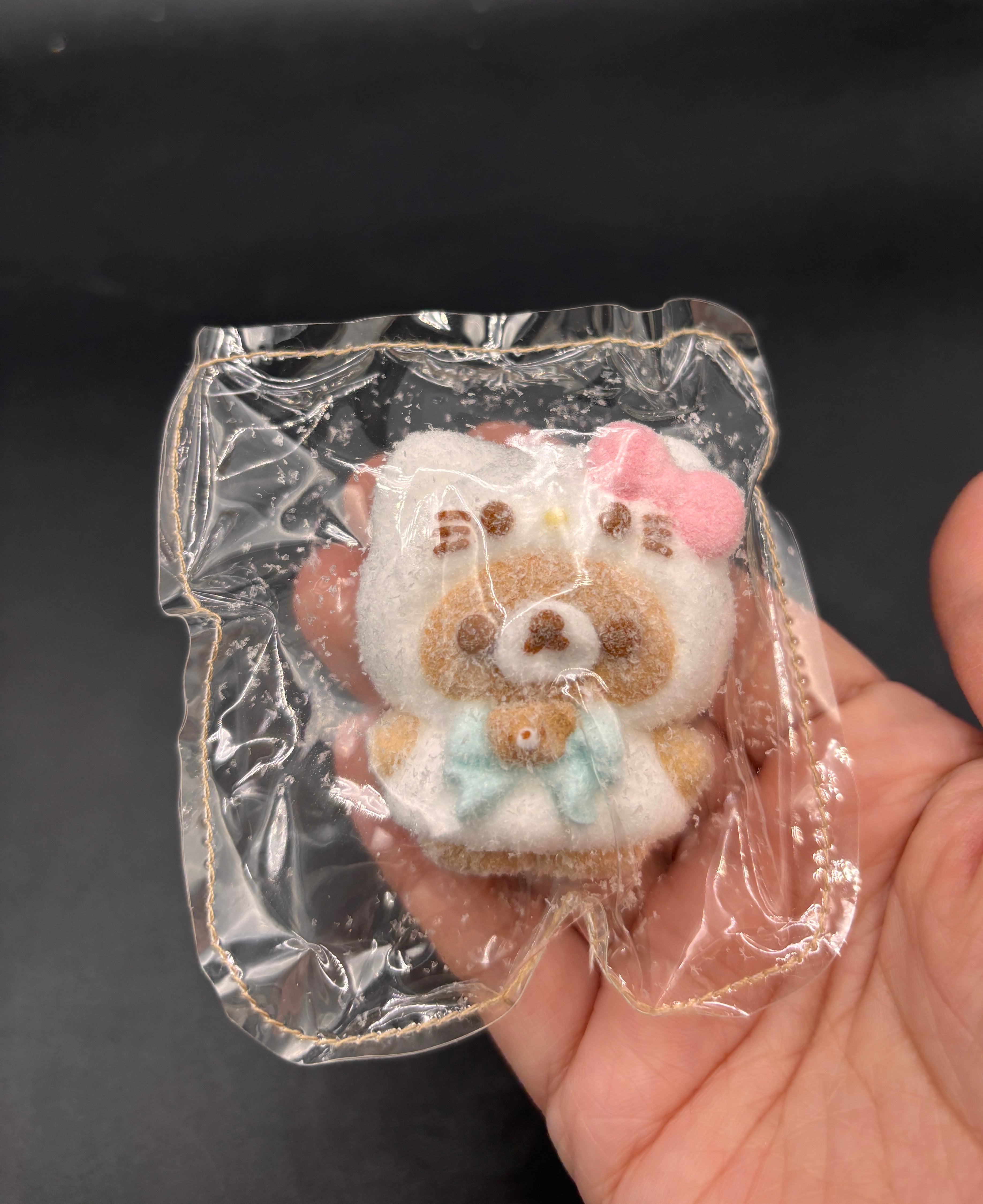 Small rilaxkitty soft taba cute (flocked or unflocked) taba squishy