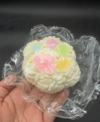 Frozen butter Rice crispy gummy cat paw taba