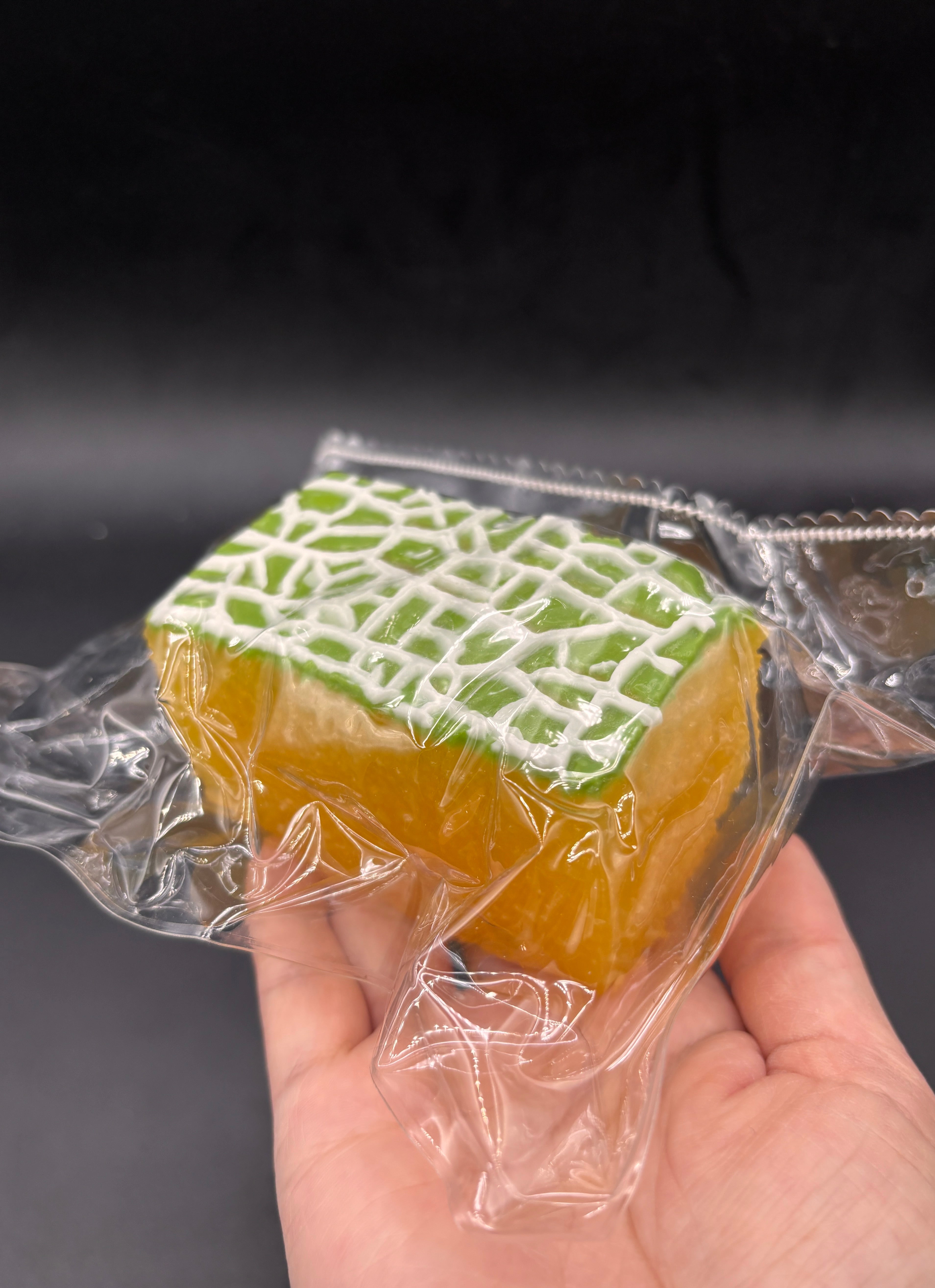 Frozen butter  Large honeydew sponge cake glazed  taba squishy