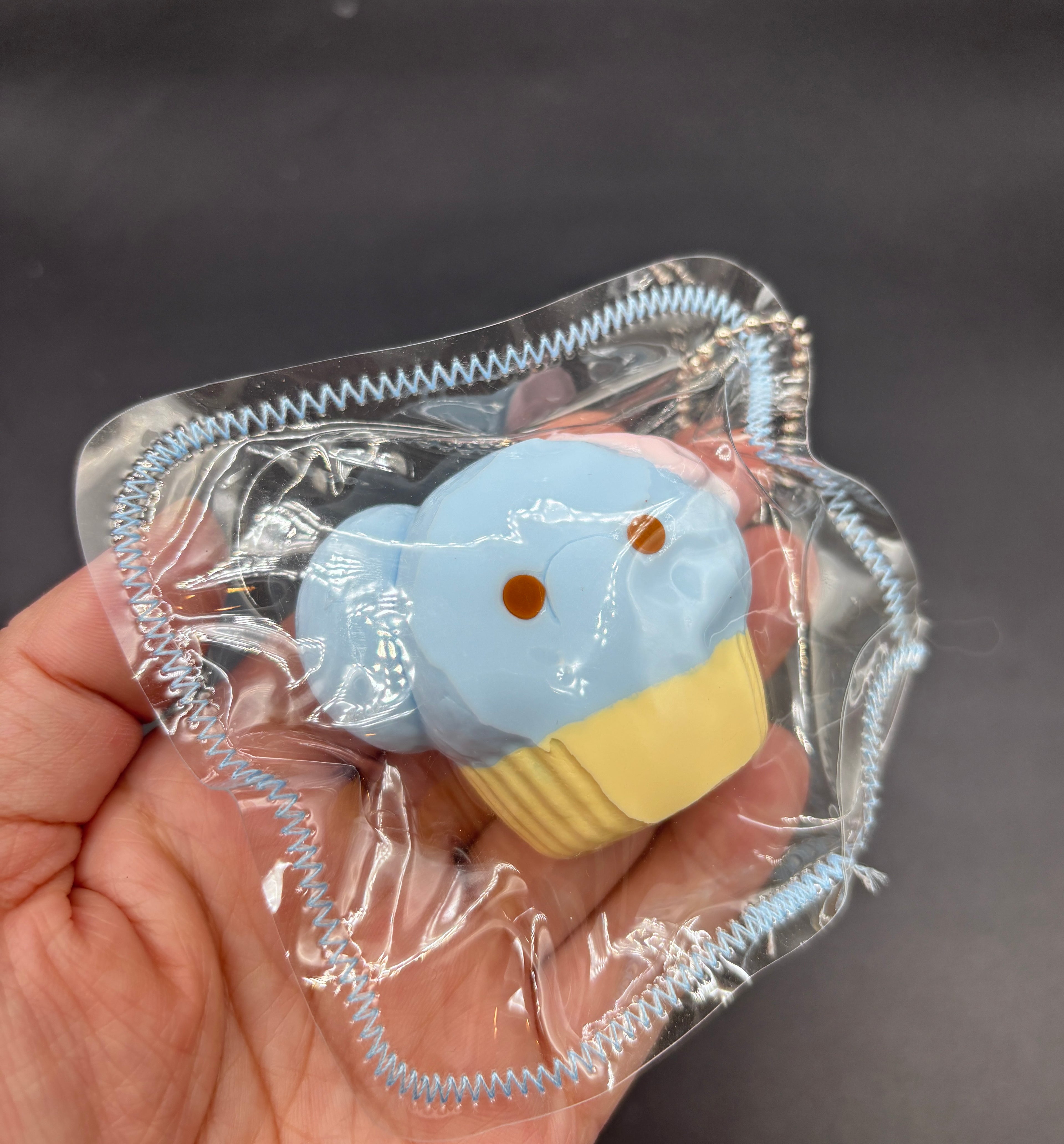 Elephant cupcake mini Taba keychain  taba squishy