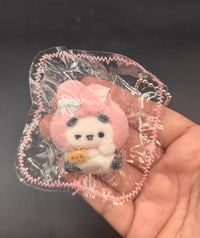 Cute mini bubu x food+sanrio keychain taba (choose)