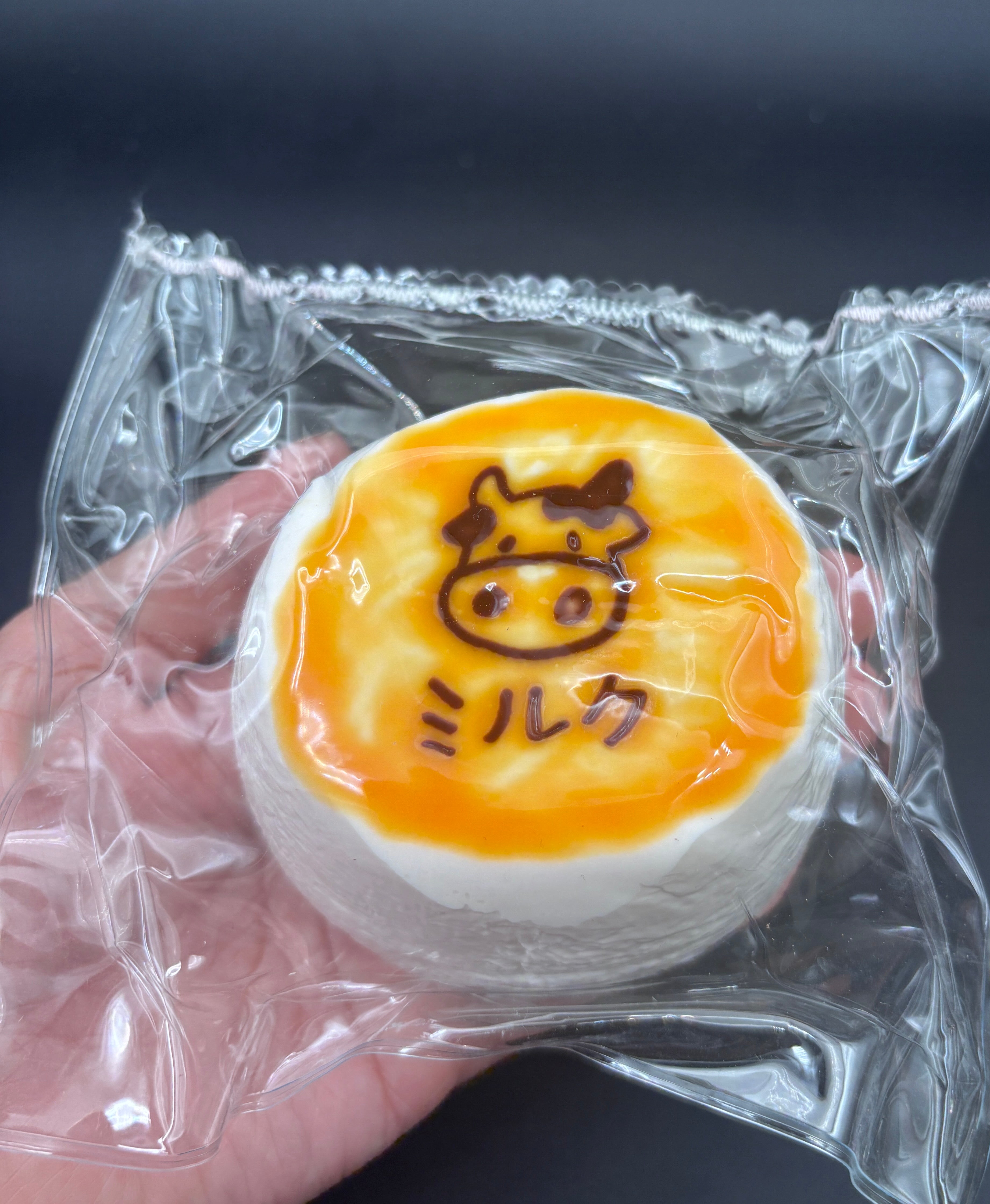 Large thick milk pudding cute soft  Taba Squishy Toy