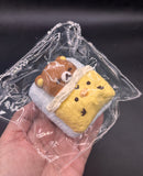 Water textured super soft Cute Rilakkuma sleeping taba squishy