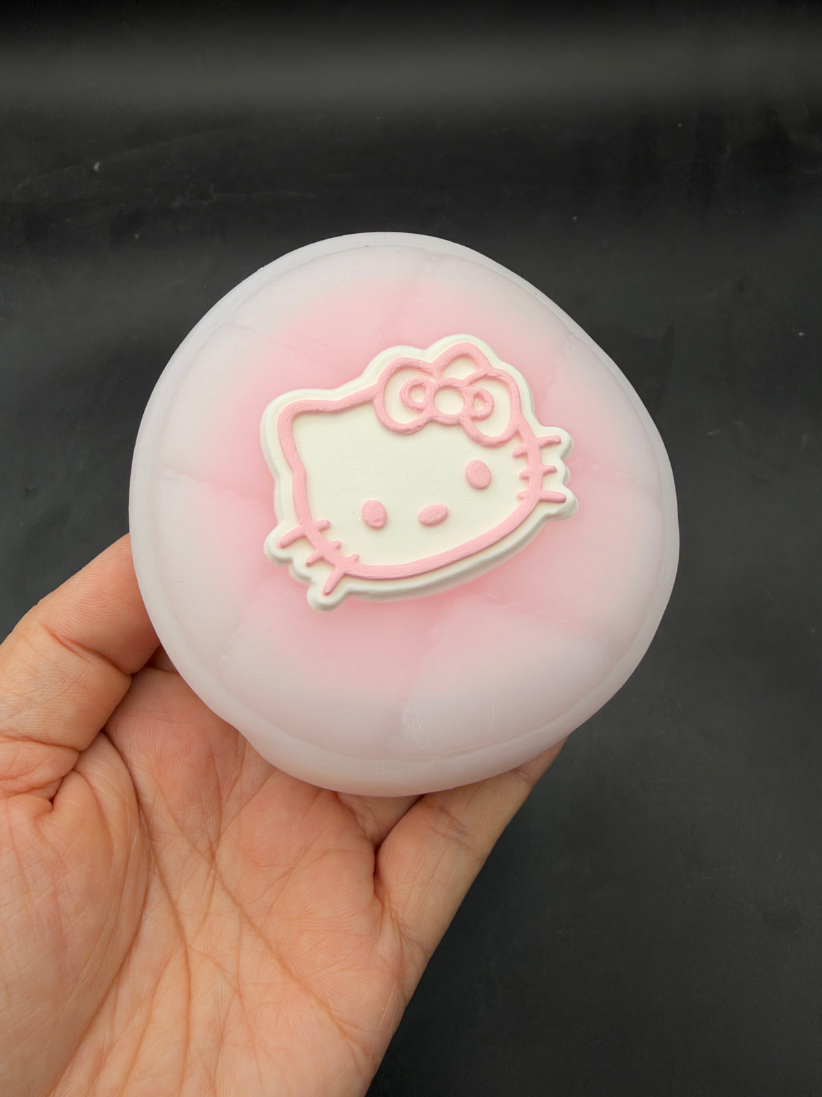 Frozen butter matte kitty moon cake large taba squishy