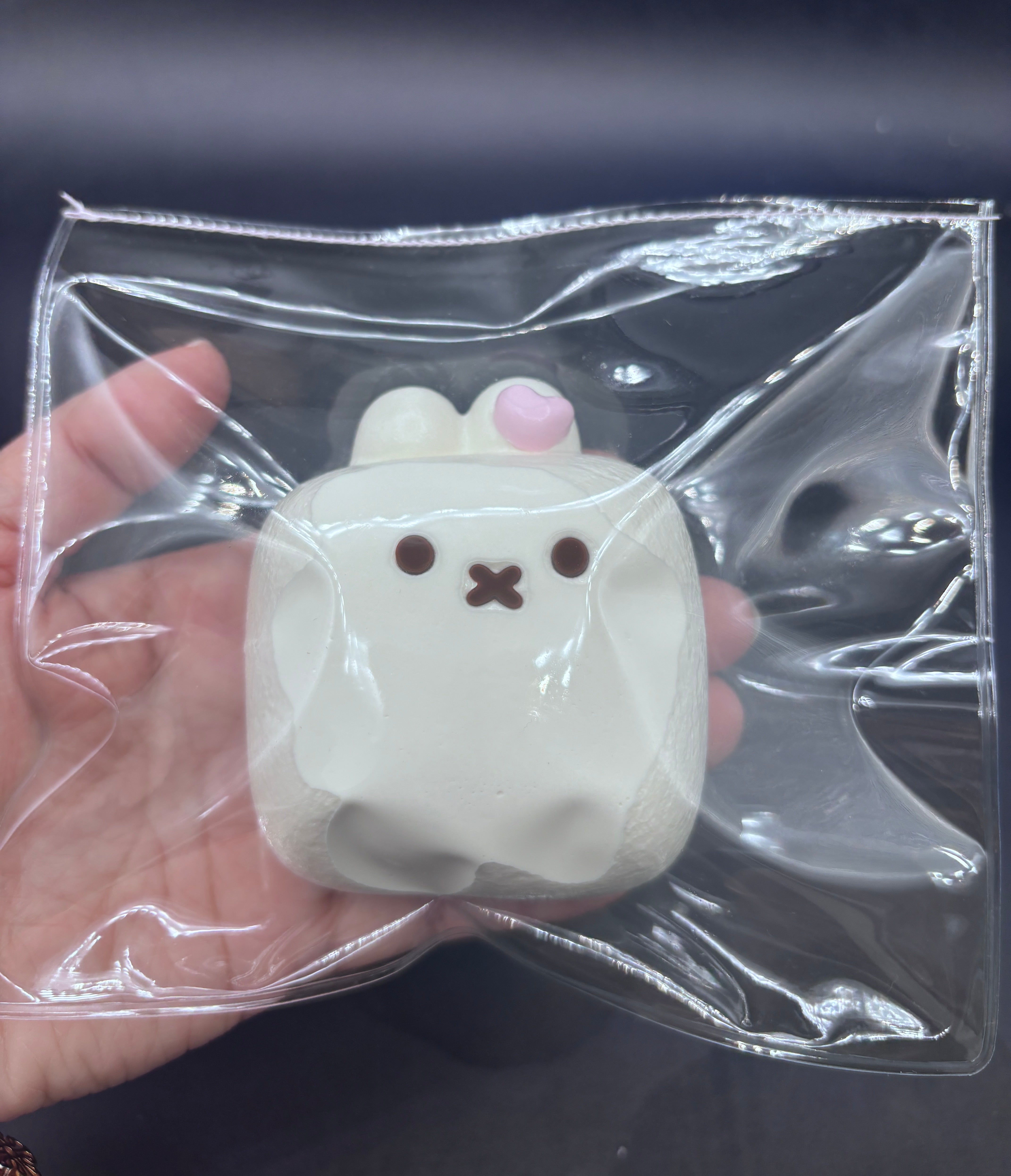 Water textured super soft Miffy bun  taba squishy