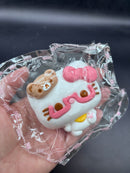 Cute glasses kitty taba squishy