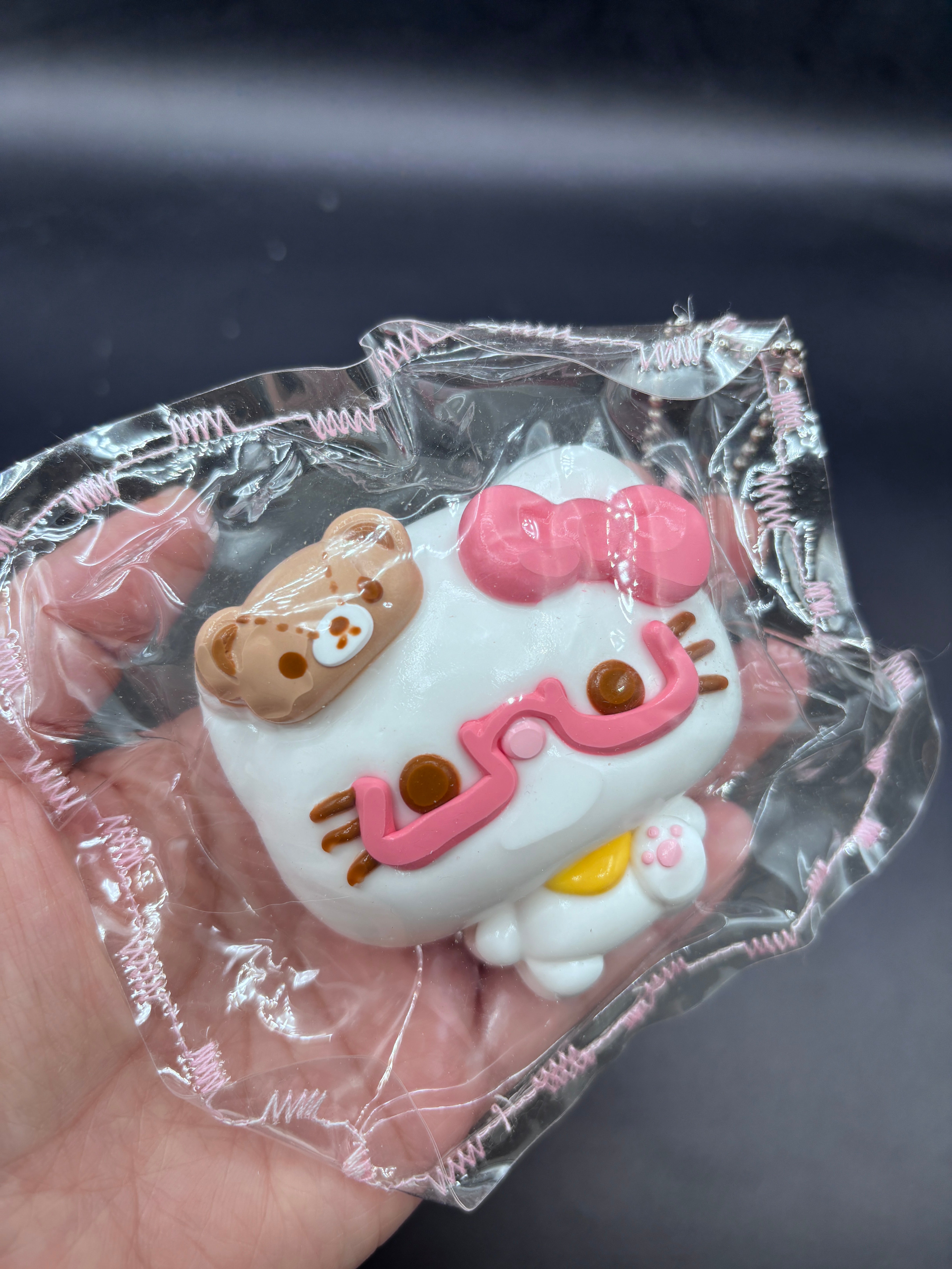 Cute glasses kitty taba squishy