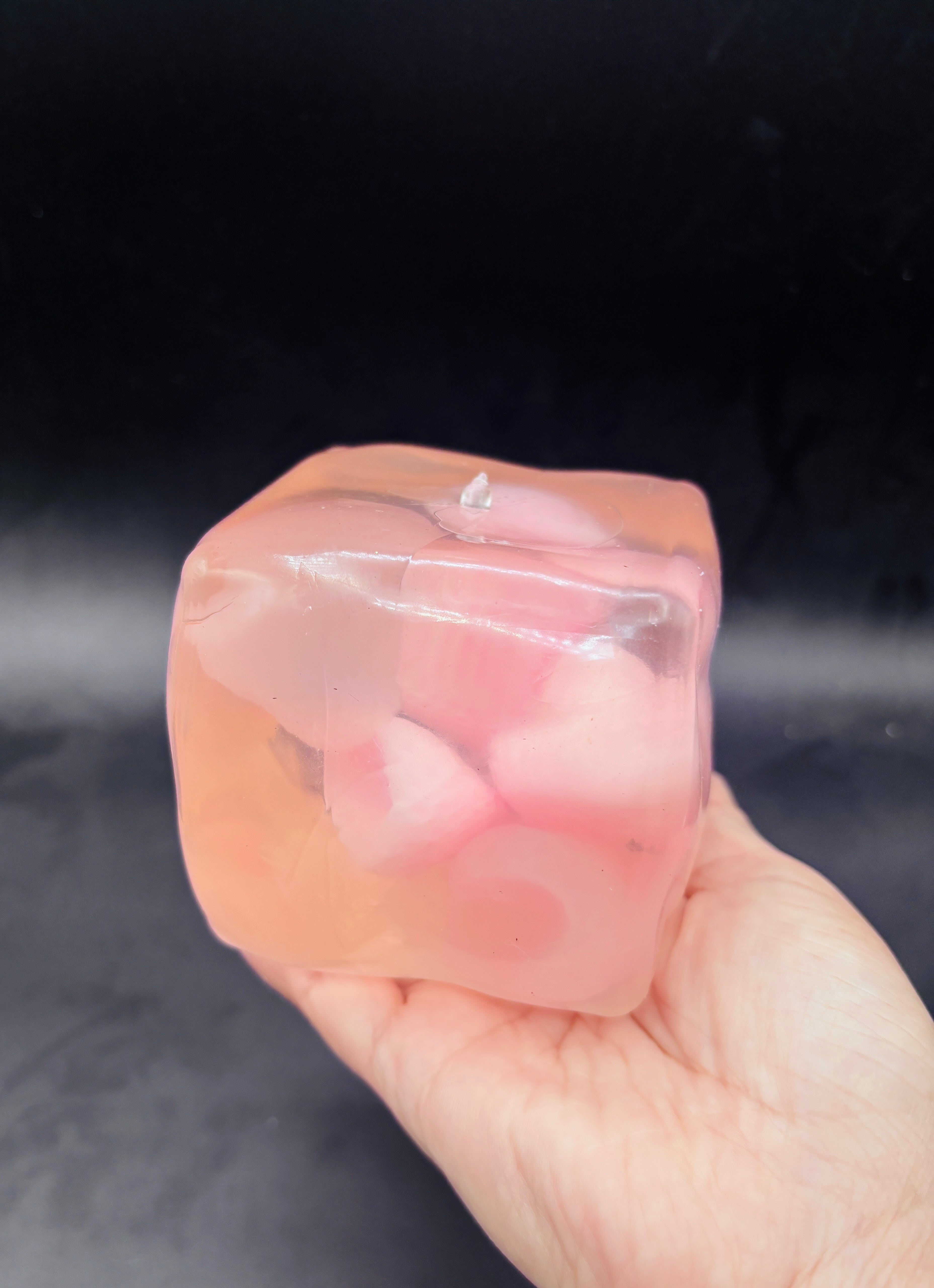 Jumbo fruit jelly cube stressball