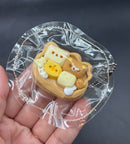 Kawaii mini keychain bear bento box taba