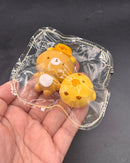Mini keychain Rilakkuma and chick set  taba squishy