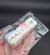 Pack of 3 hatchiware piano and joke bear Taba Squishy Toy
