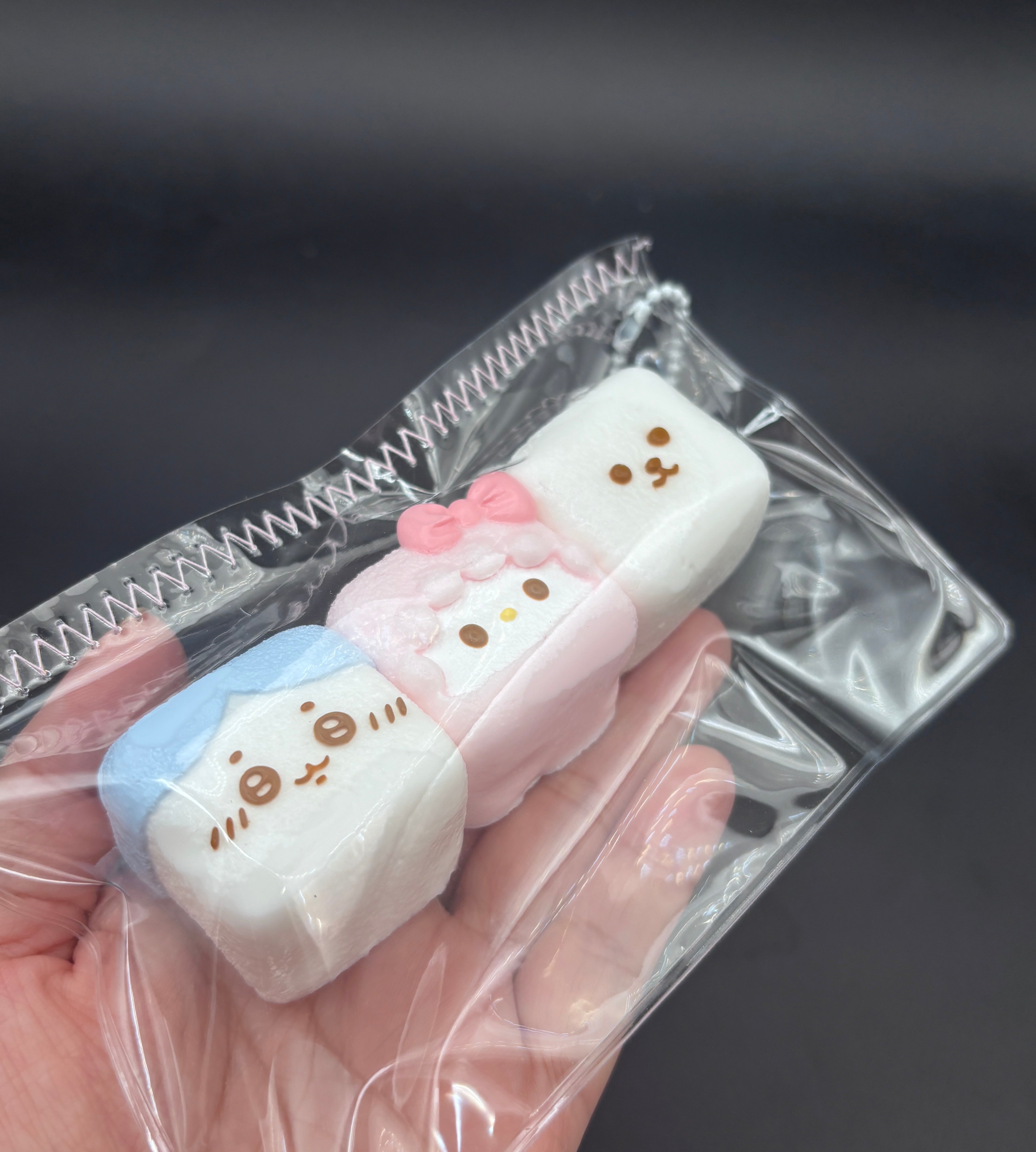 Pack of 3 hatchiware piano and joke bear Taba Squishy Toy