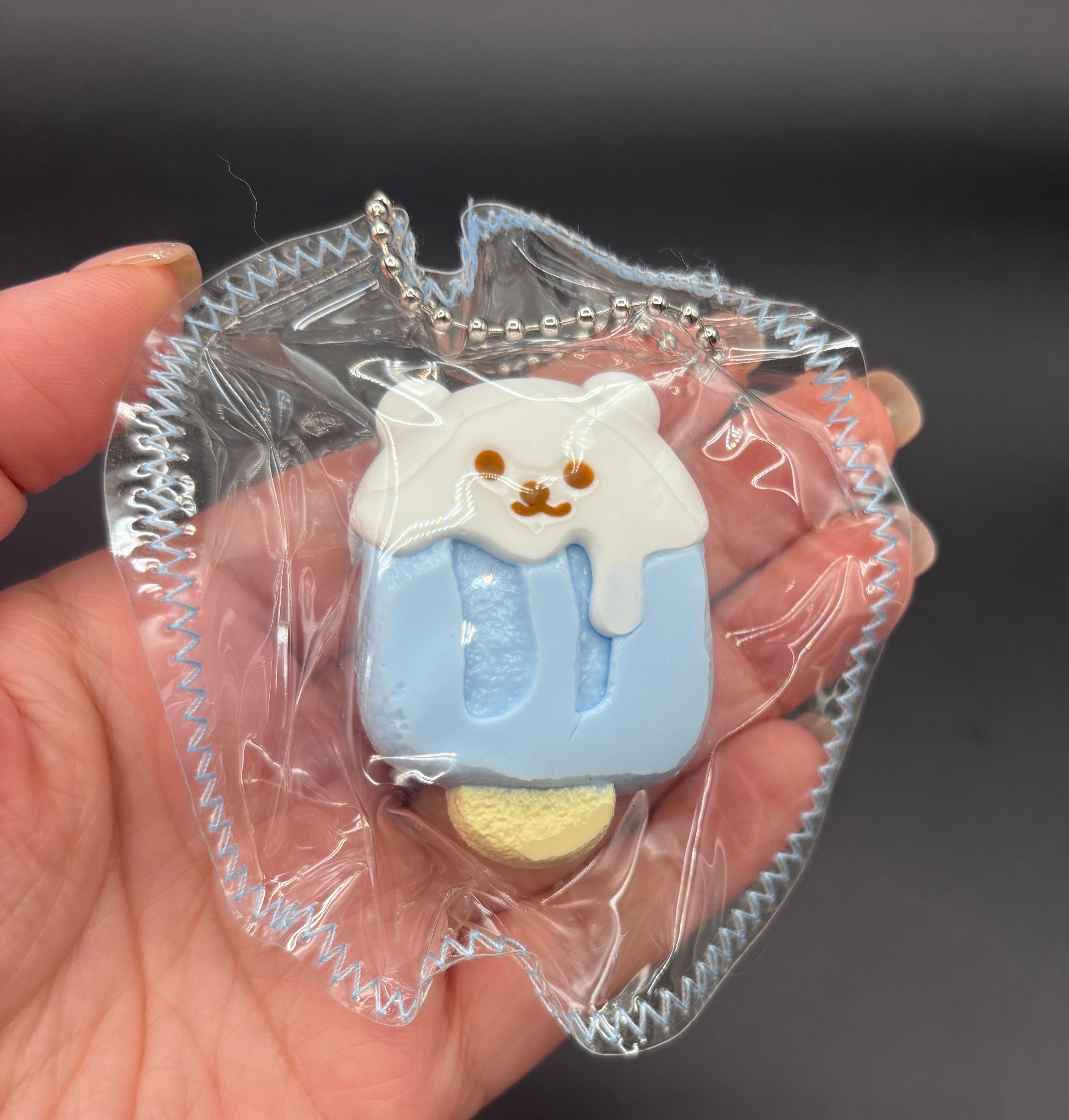 Mini popsicle taba keychain (1pc) unflocked soft