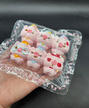 Pack of 6 cute piggies mini taba