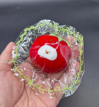 Tomato bear cute mini Taba keychain  taba squishy