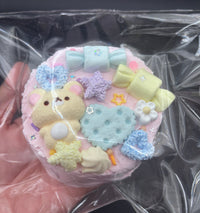 Pink Large korilakkuma cake Taba Squishy Toy
