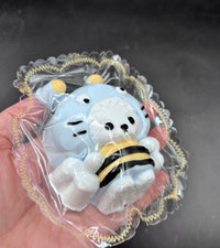 bear in a shark bee costume soft Taba Squishy Toy
