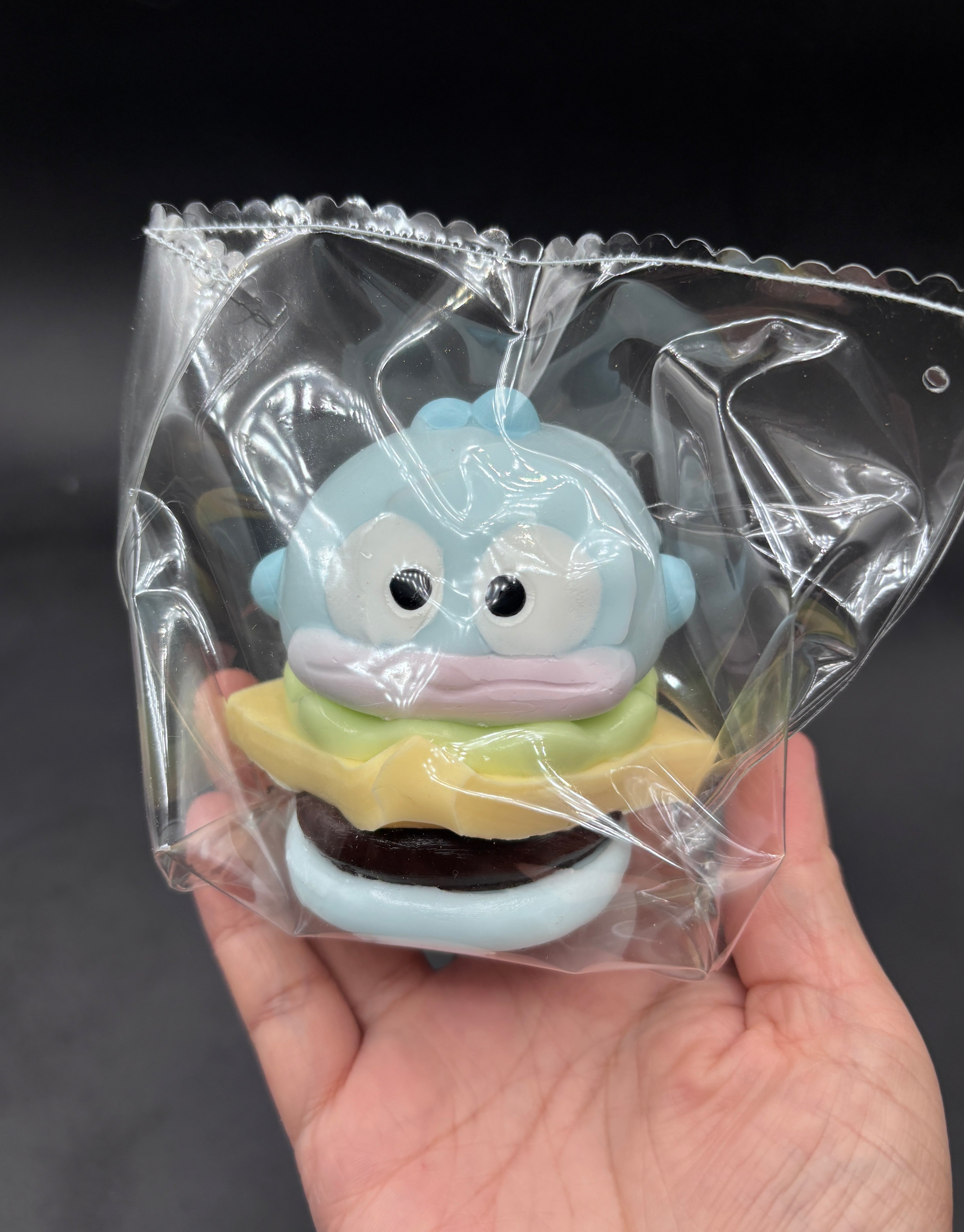 LIMITED TIME ONLY- Frozen butter blue fish burger taba squishy