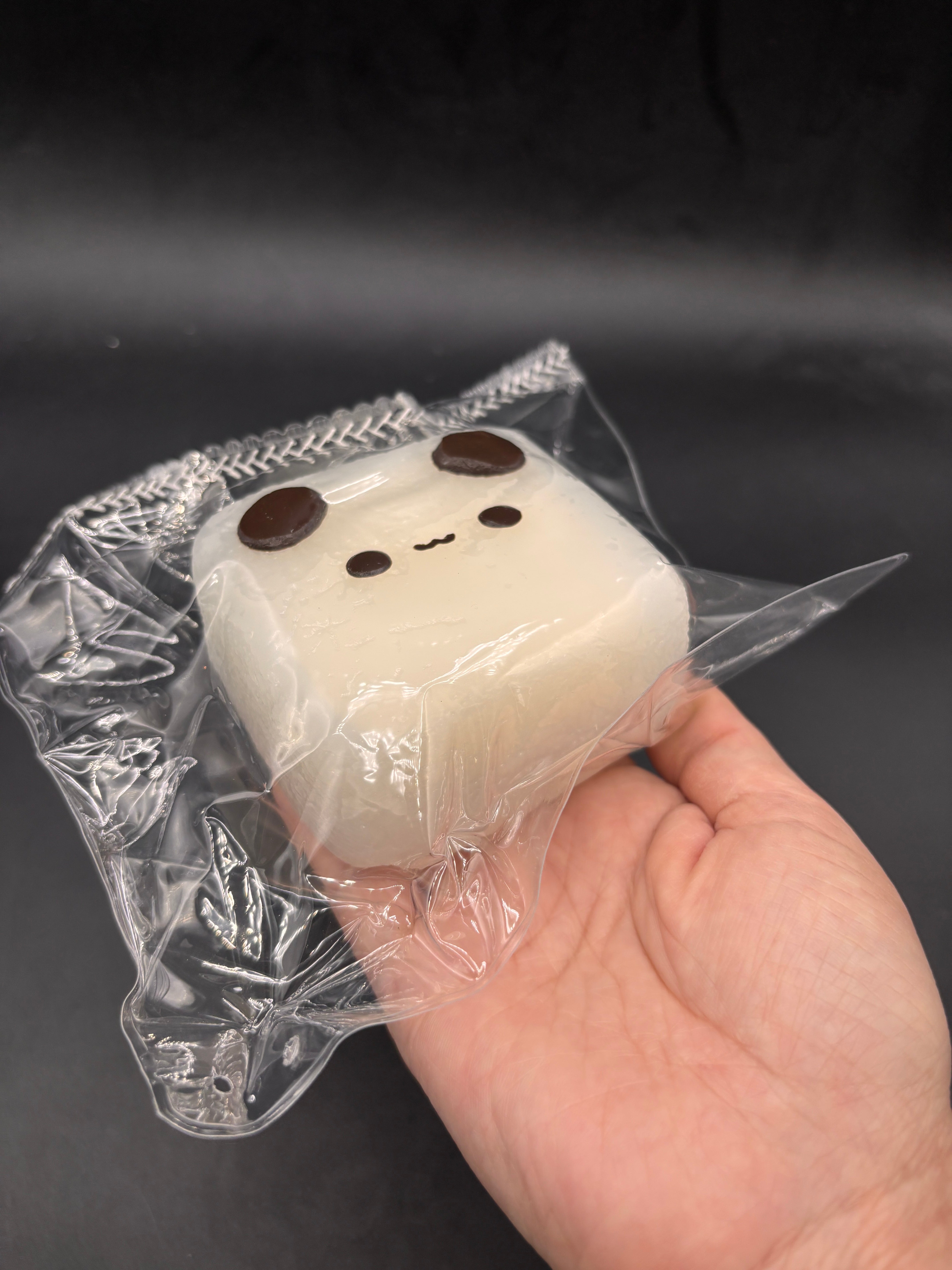 Frozen butter bubu toast (outside layer clearish) taba squishy