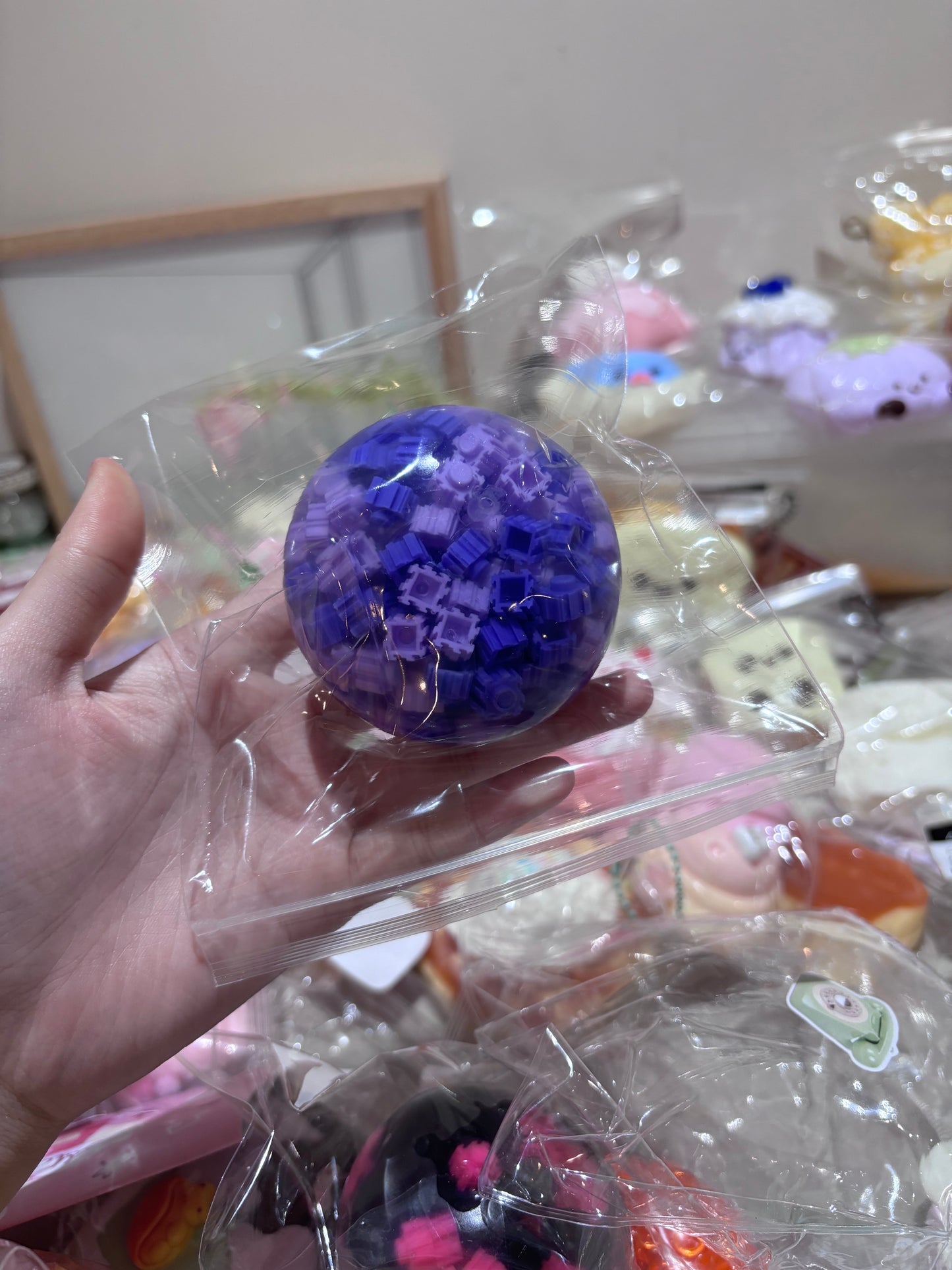 Crunchy Lego slime ball purple