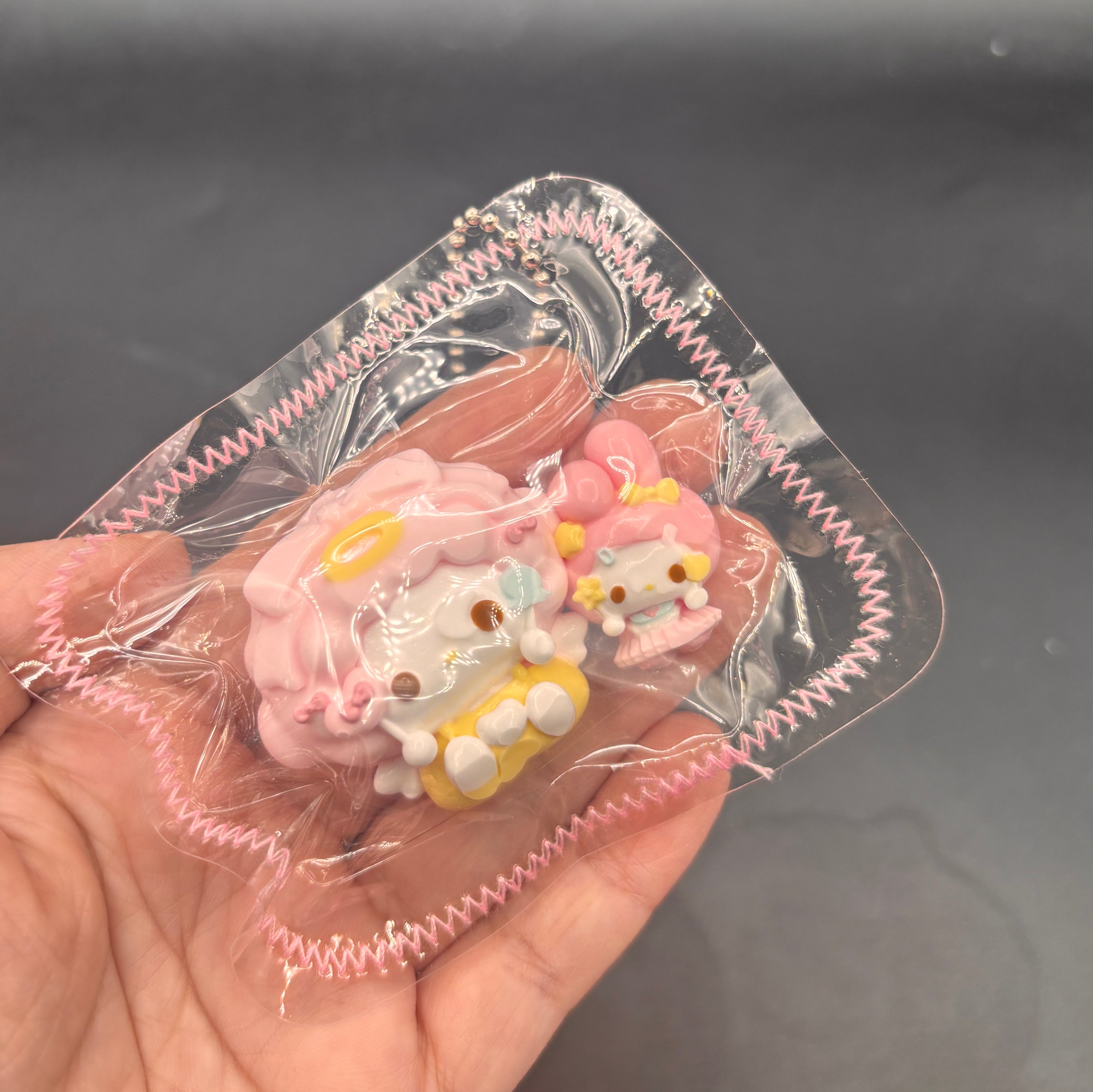 Mini keychain piano and baby melody taba squishy