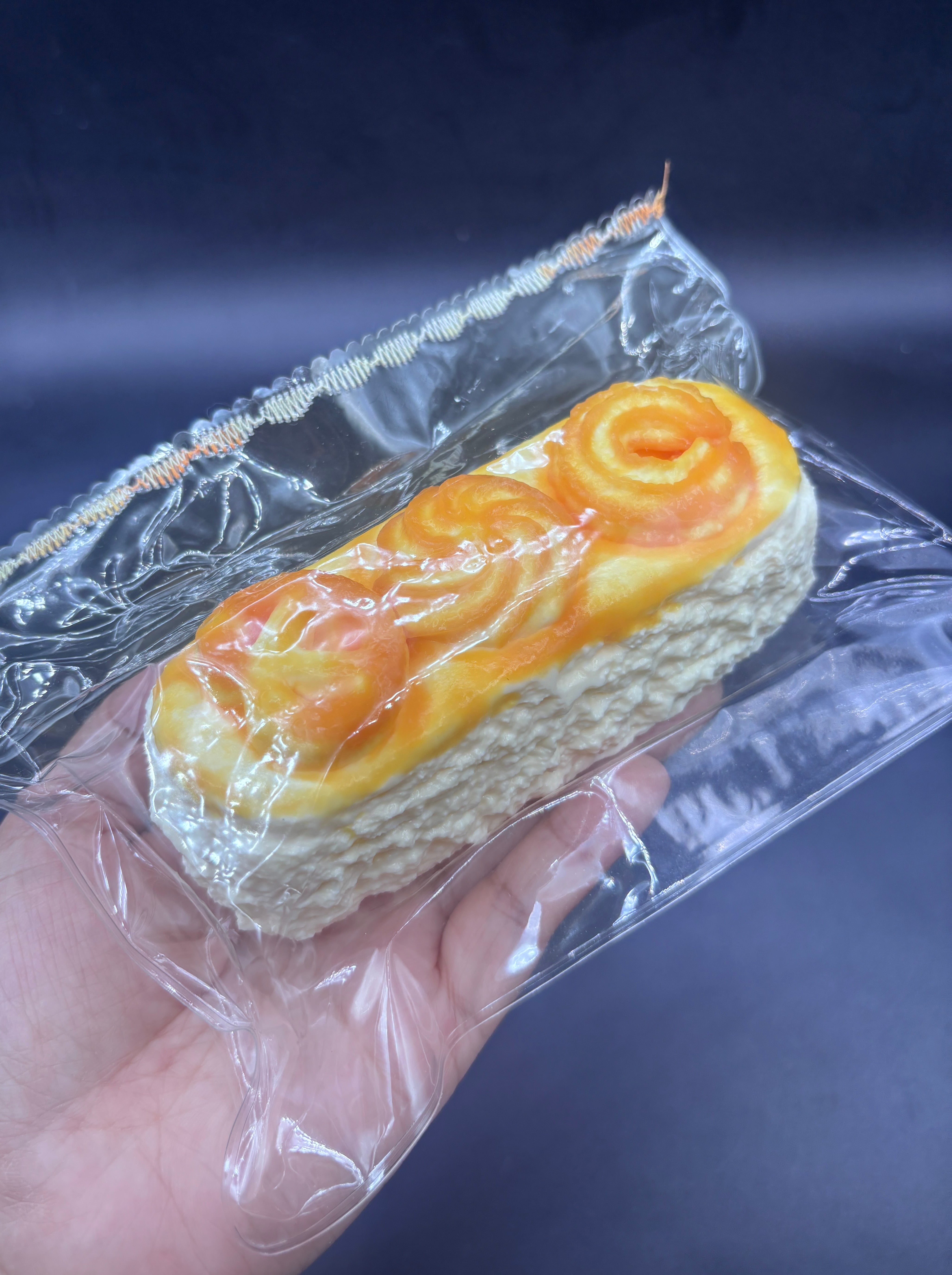 Large biscuit roll cake realistic taba squishy toy