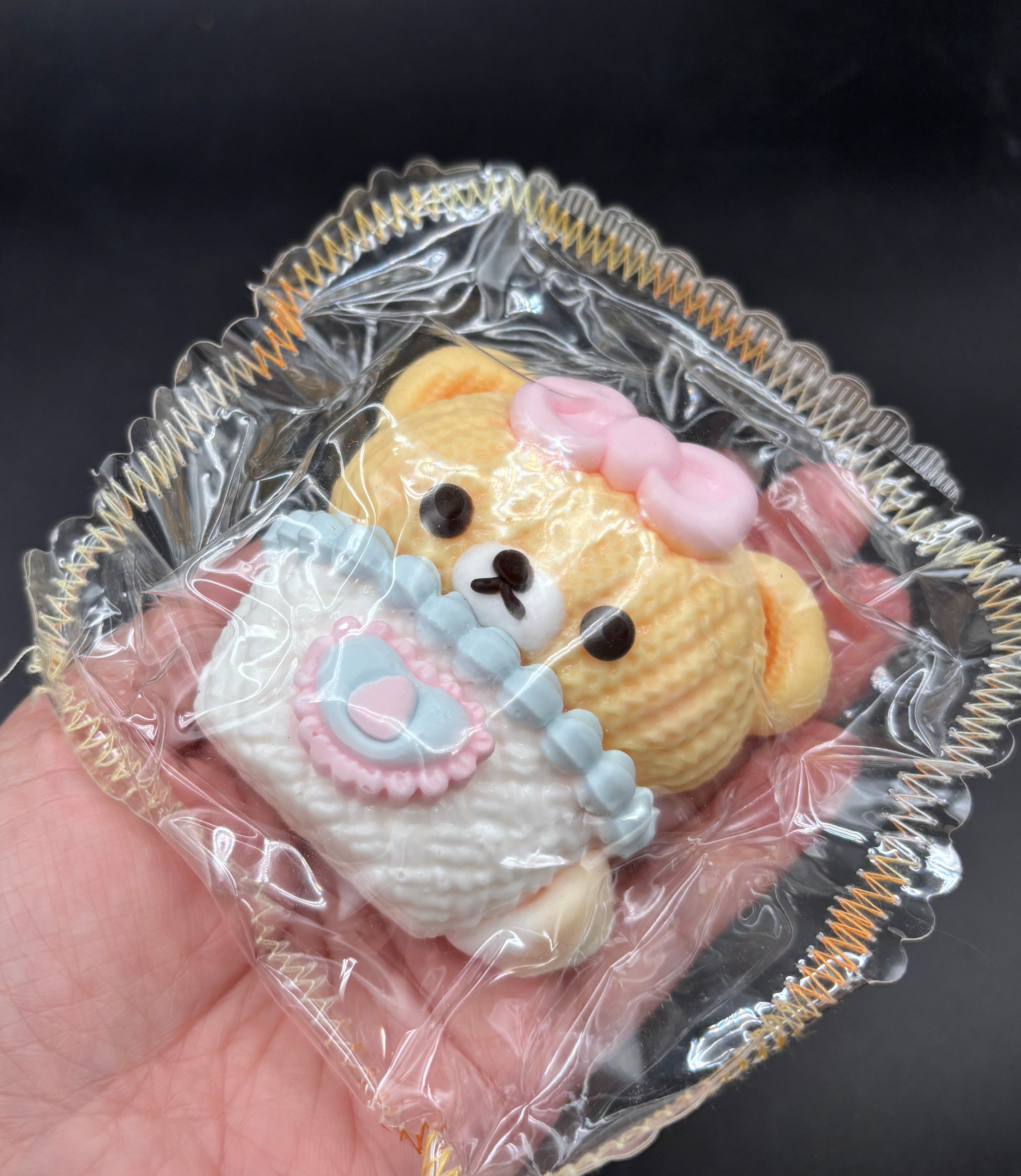Rilakkuma in a tea cute detailed Taba Squishy Toy