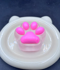 Large clear cat paw with beans water texture super soft (6 colors) Cat Paw Squishy Toy