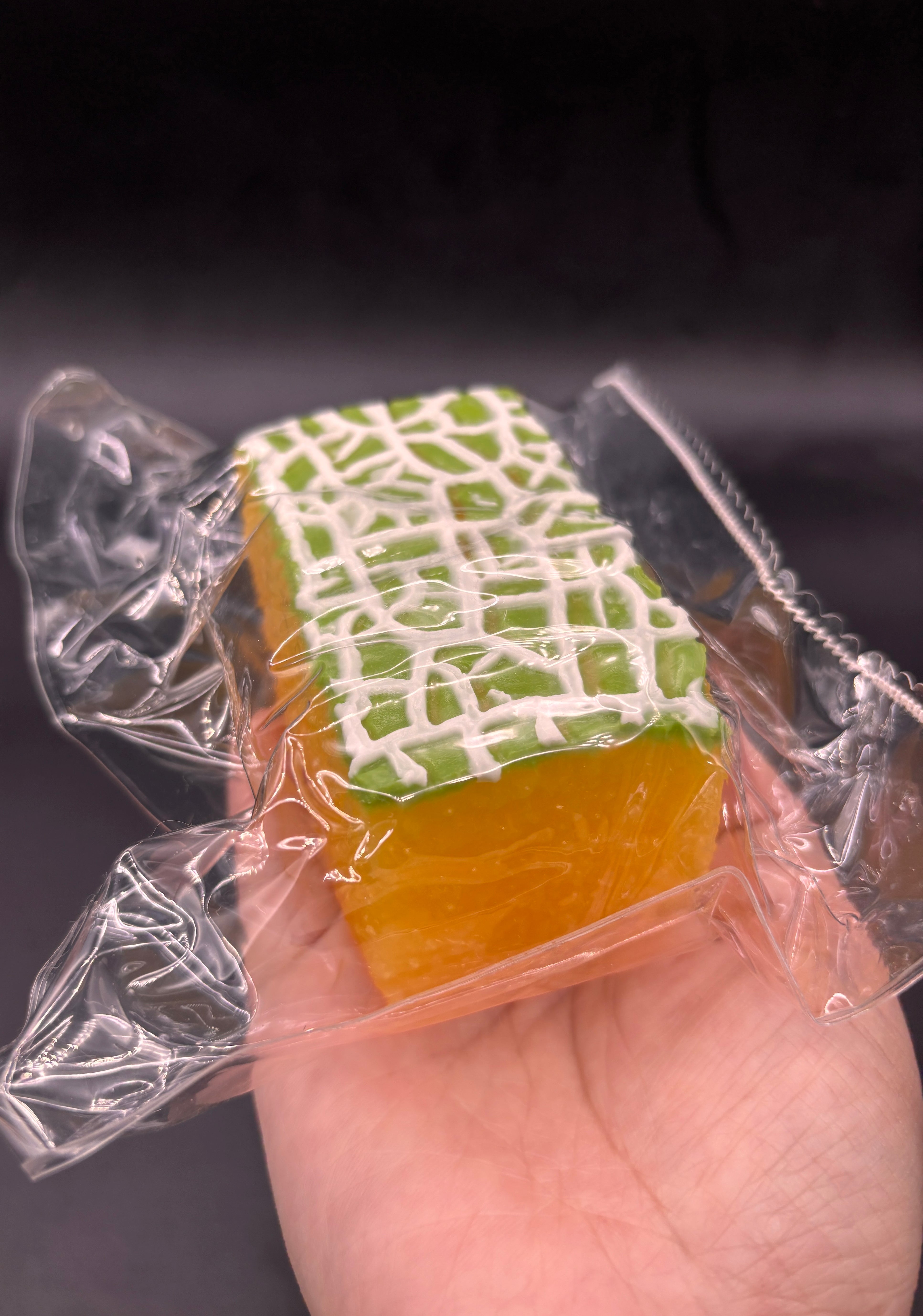 Frozen butter  Large honeydew sponge cake glazed  taba squishy