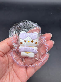 Swimsuit Kitty keychain in a taba squishy (1pc)