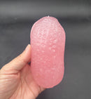 Slushy crystal peanut moldable stressball