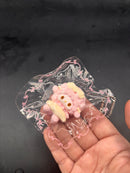 Cute mini keychain sweet piano ballet