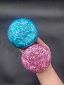 Disco glitter ball- slightly slushy stressball
