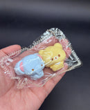 Cute mini keychain elephant and Korilakkuma soft  taba squishy