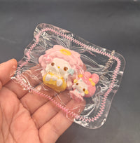 Mini keychain piano and baby melody taba squishy