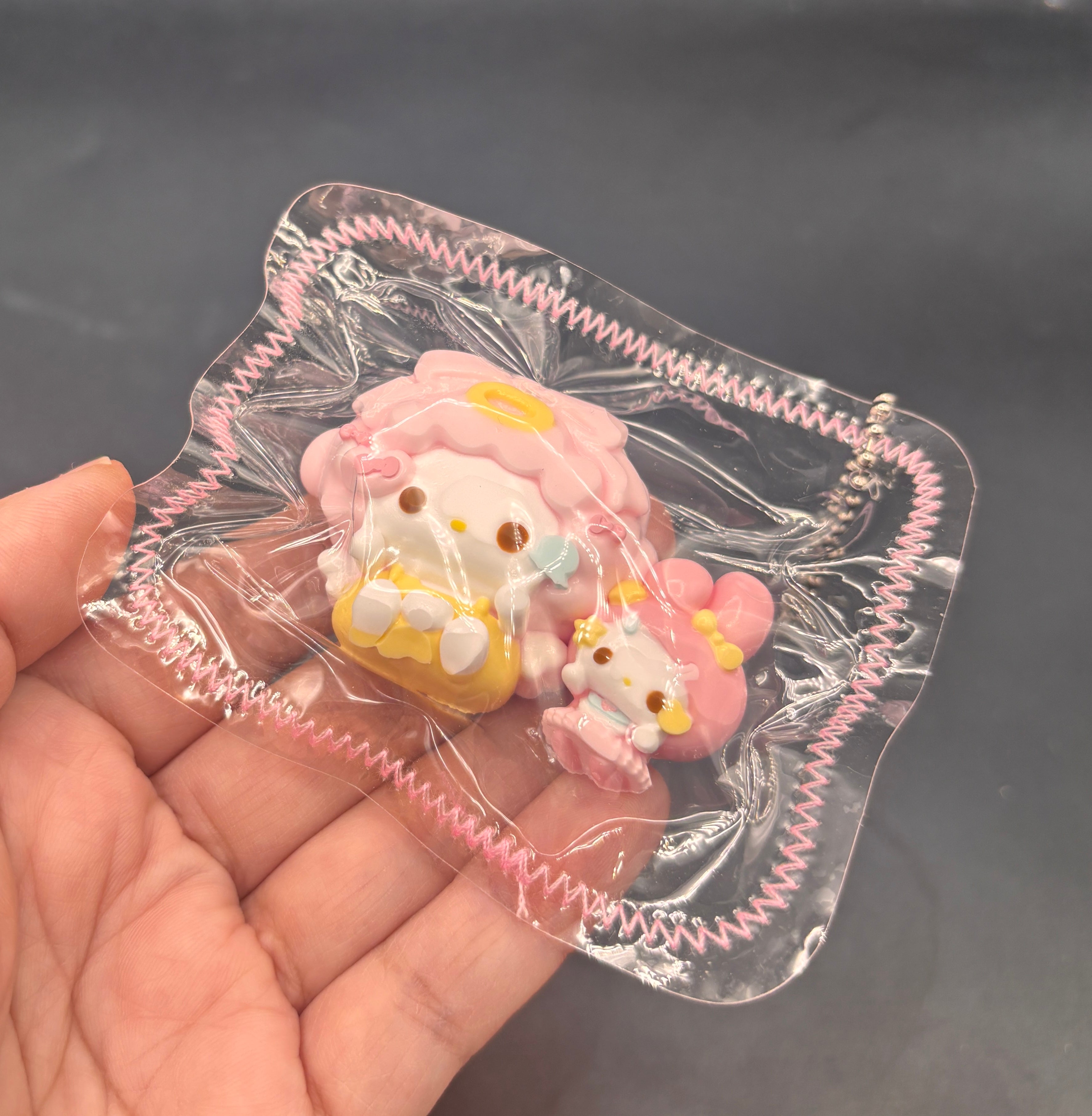 Mini keychain piano and baby melody taba squishy