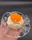 Cute pudding sponge cake soft thick