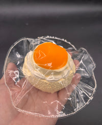 Cute pudding sponge cake soft thick