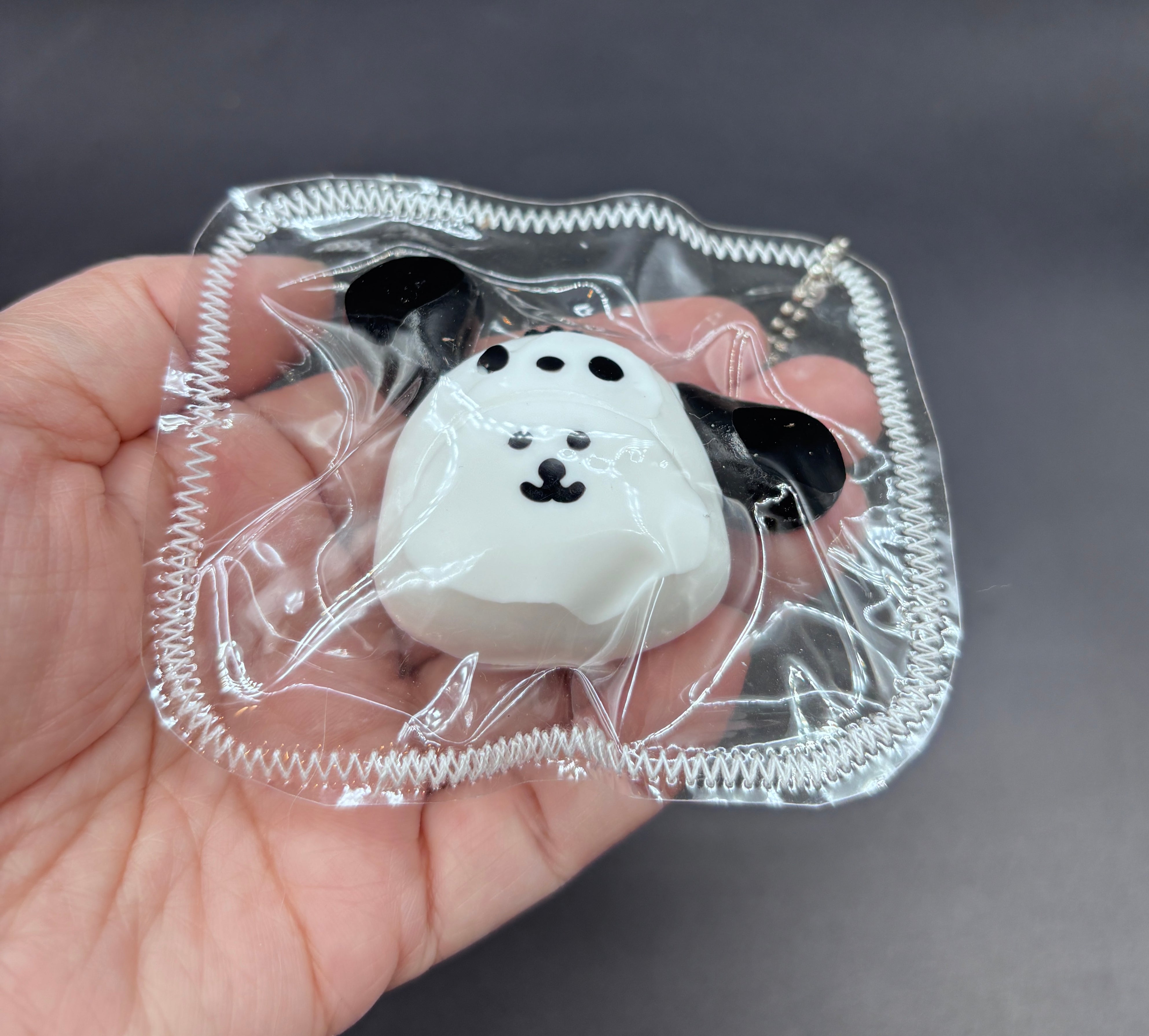 Bear with a puppy hoodie mini Taba keychain