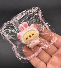 Cute baby bear a mini Taba keychain soft  taba squishy