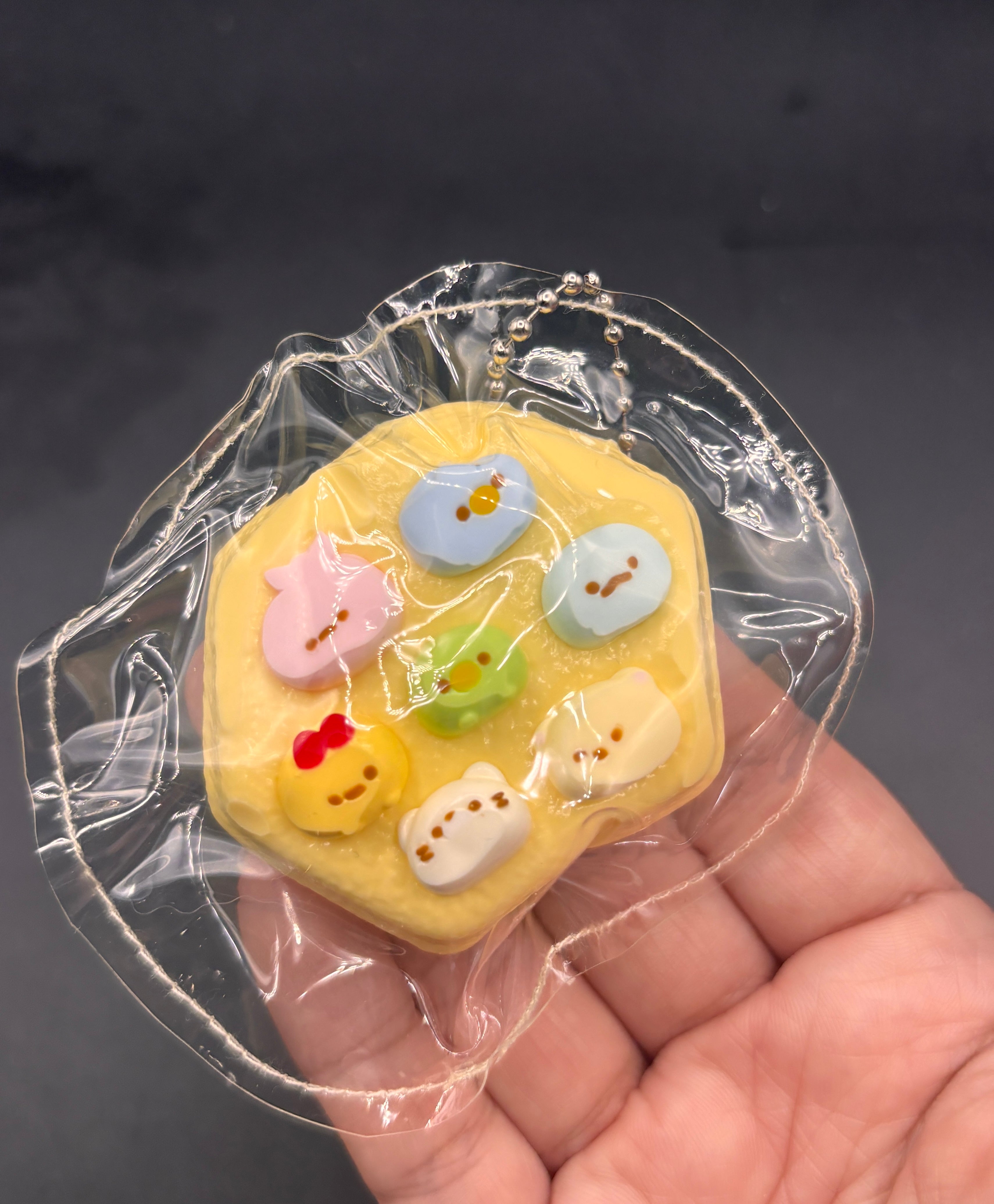 Cute small keychain sumikko Gurashi taba wack a mole