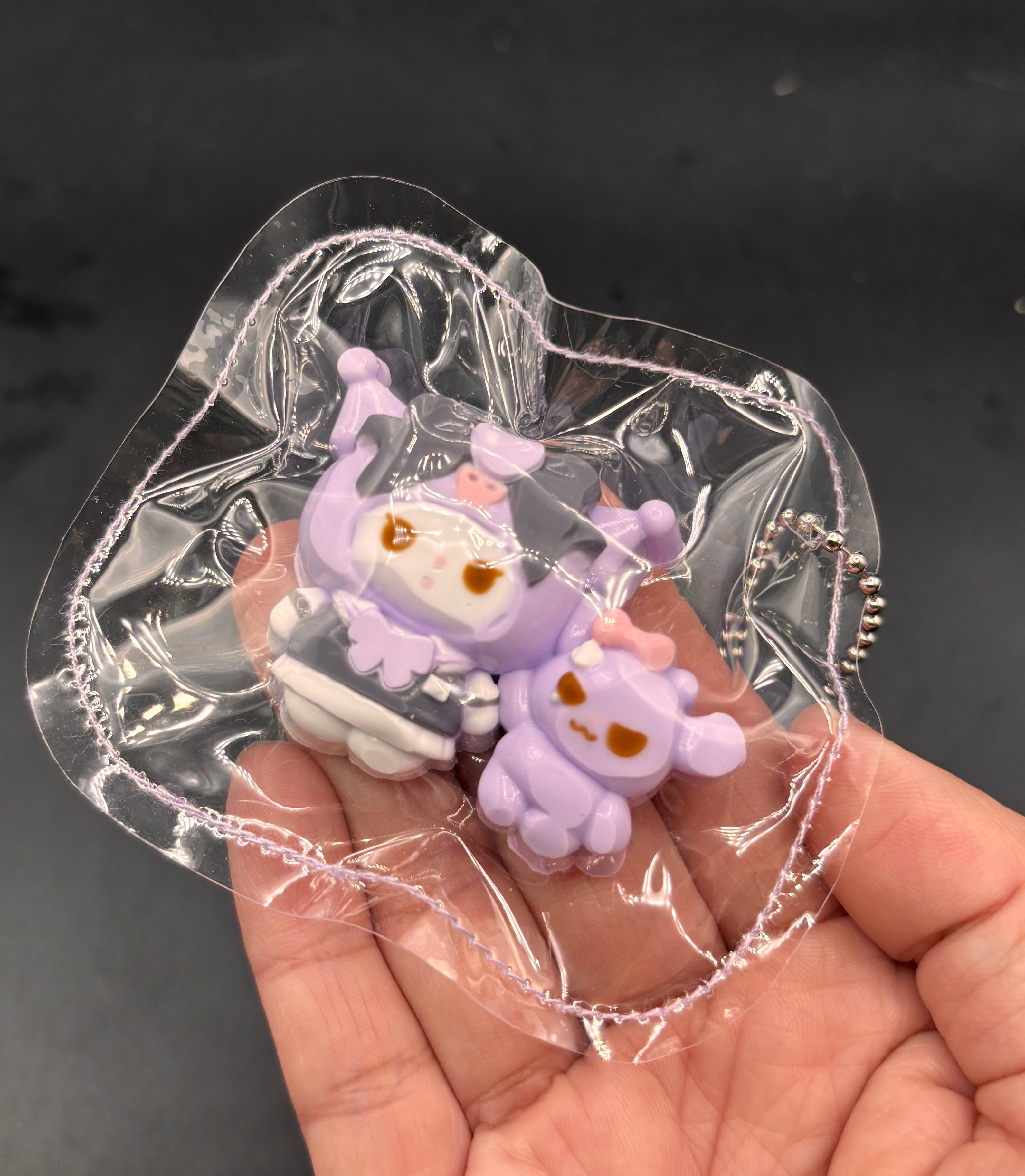 Mini keychain Kuromi taba squishy