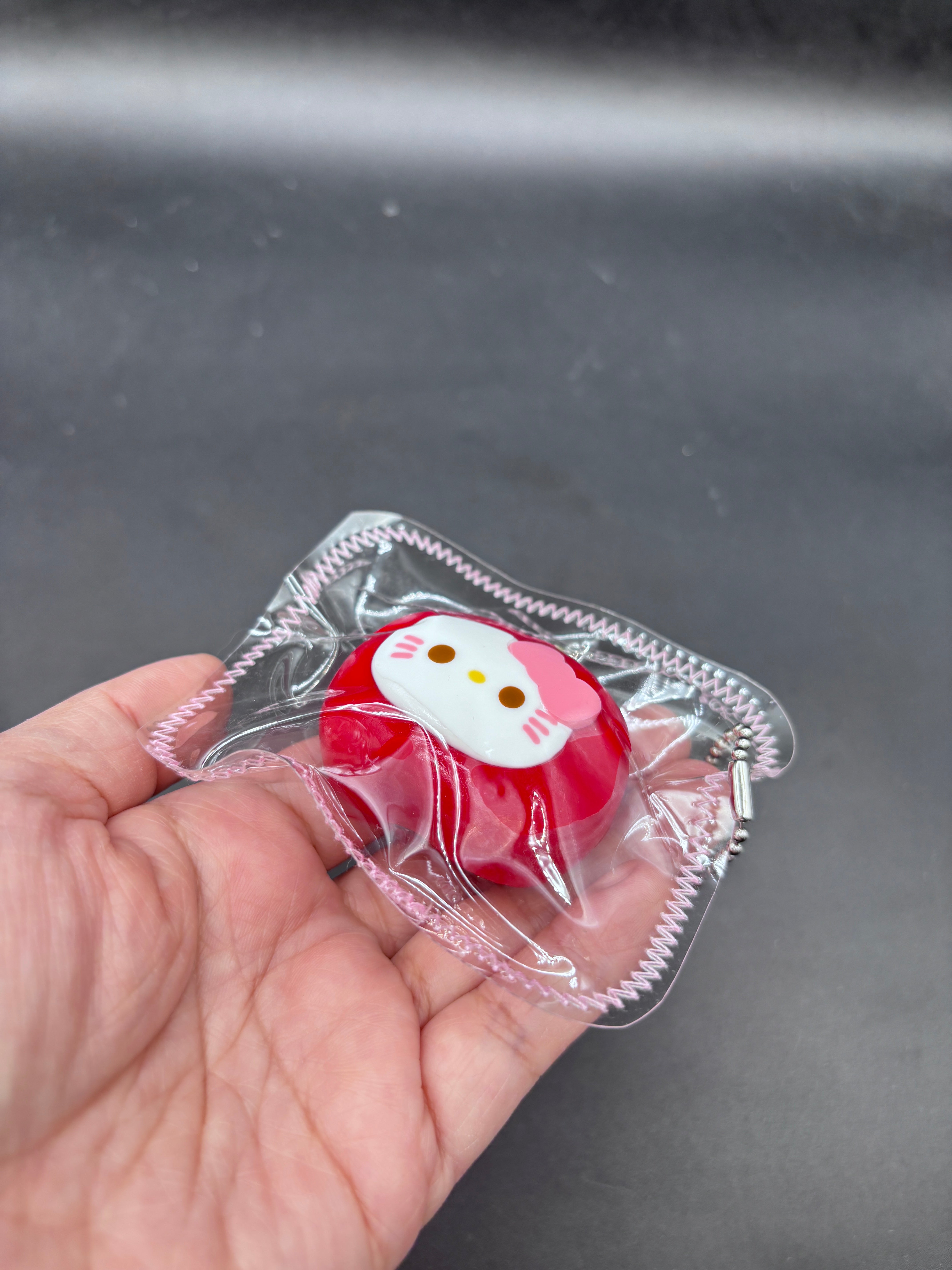 Cute mini kitty Apple keychain