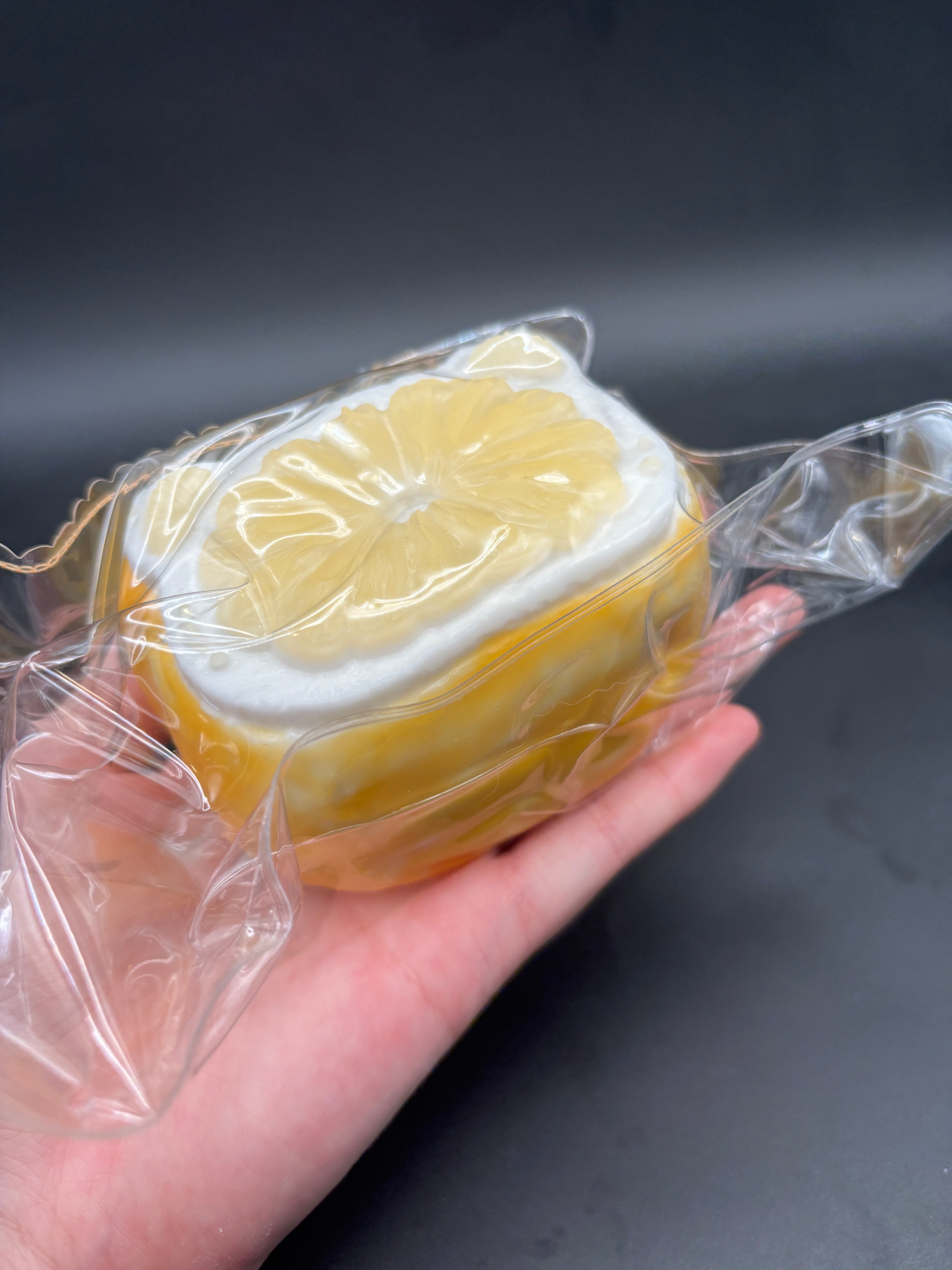 Frozen butter orange kitty moldable large taba squishy